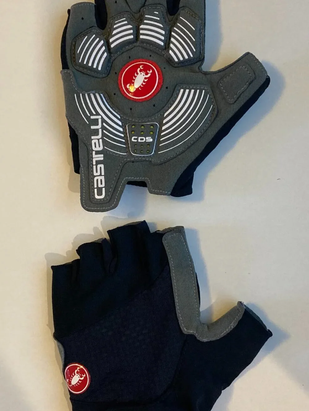 Castelli Rosso Corsa Women's Black Fingerless Cycling Gloves